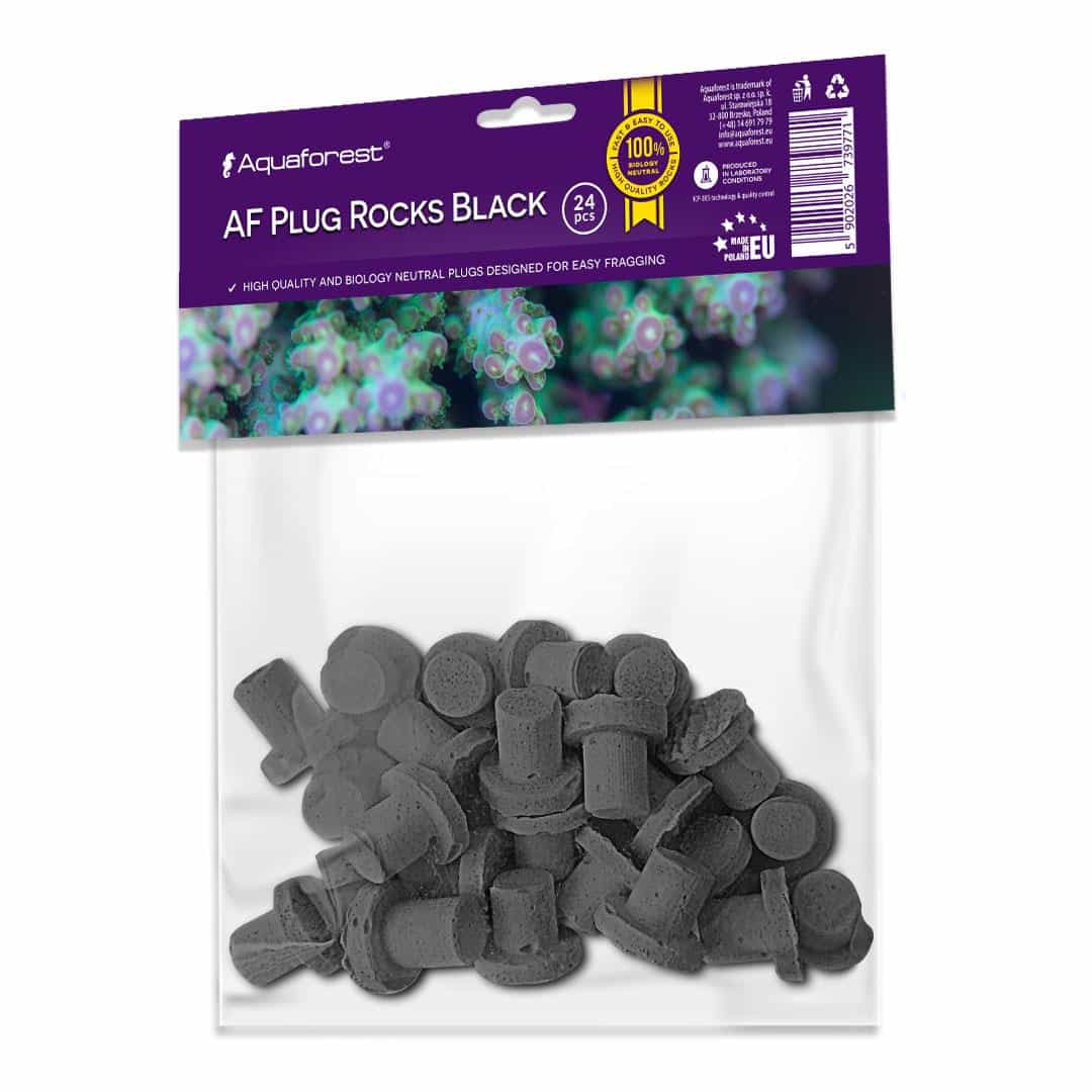 Aquaforest AF Plug Rocks Black 24 pcs-zatyczki
