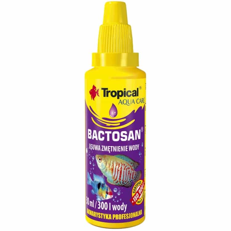 Tropical Bactosan 30ml - usuwa zmętnienie wody w akwarium