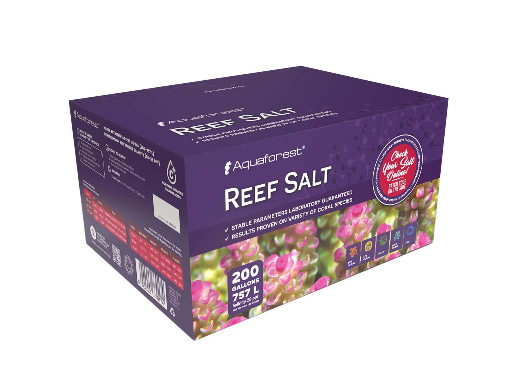 Reef Salt 25kg Box 5x5kg