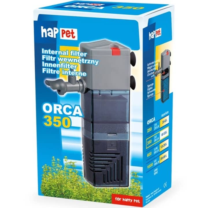 Happet Orca 350 Filtr wewnętrzny 350l/h do akwarium 60-120 litrów